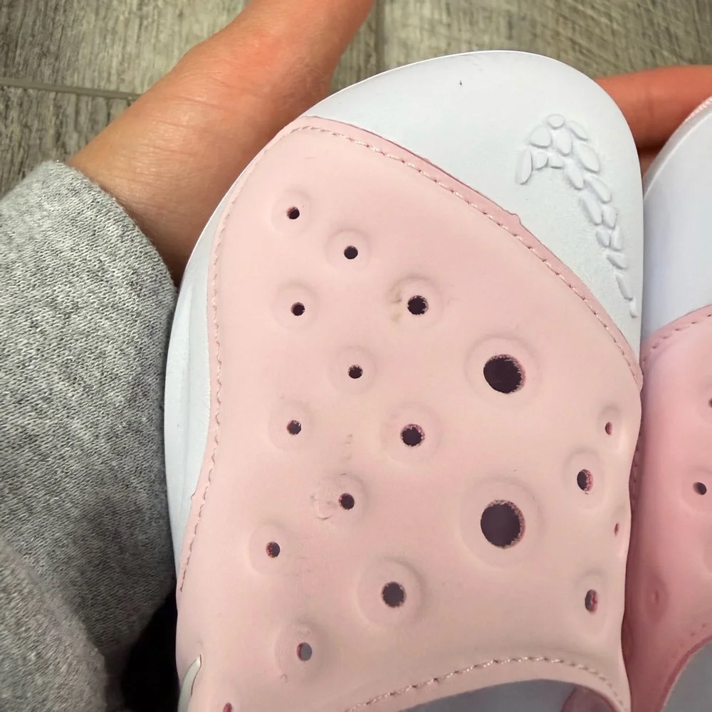Nike Kids‎ Pink Aqua Swoosh Shoes